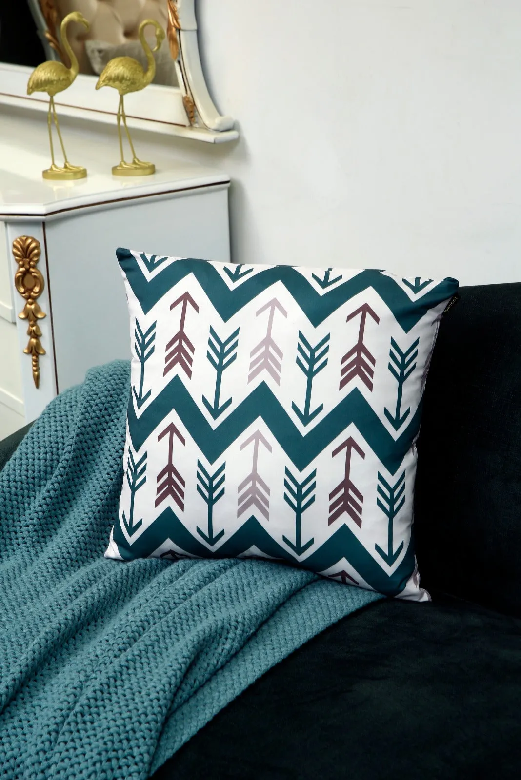 4 PCs Digital Printed Cotton Cushions-HOME