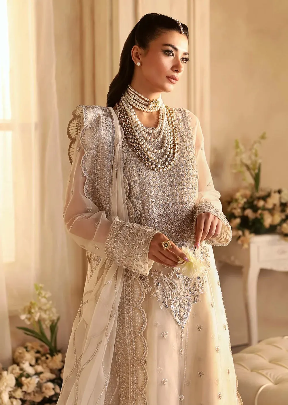 AKB-1542 - Azucena - Unstitched - Aleia Luxury Formals by Akbar Aslam 2024