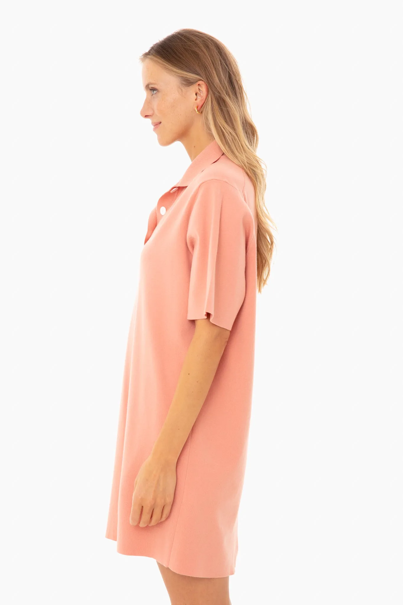 Apricot Channing Polo Mini Dress