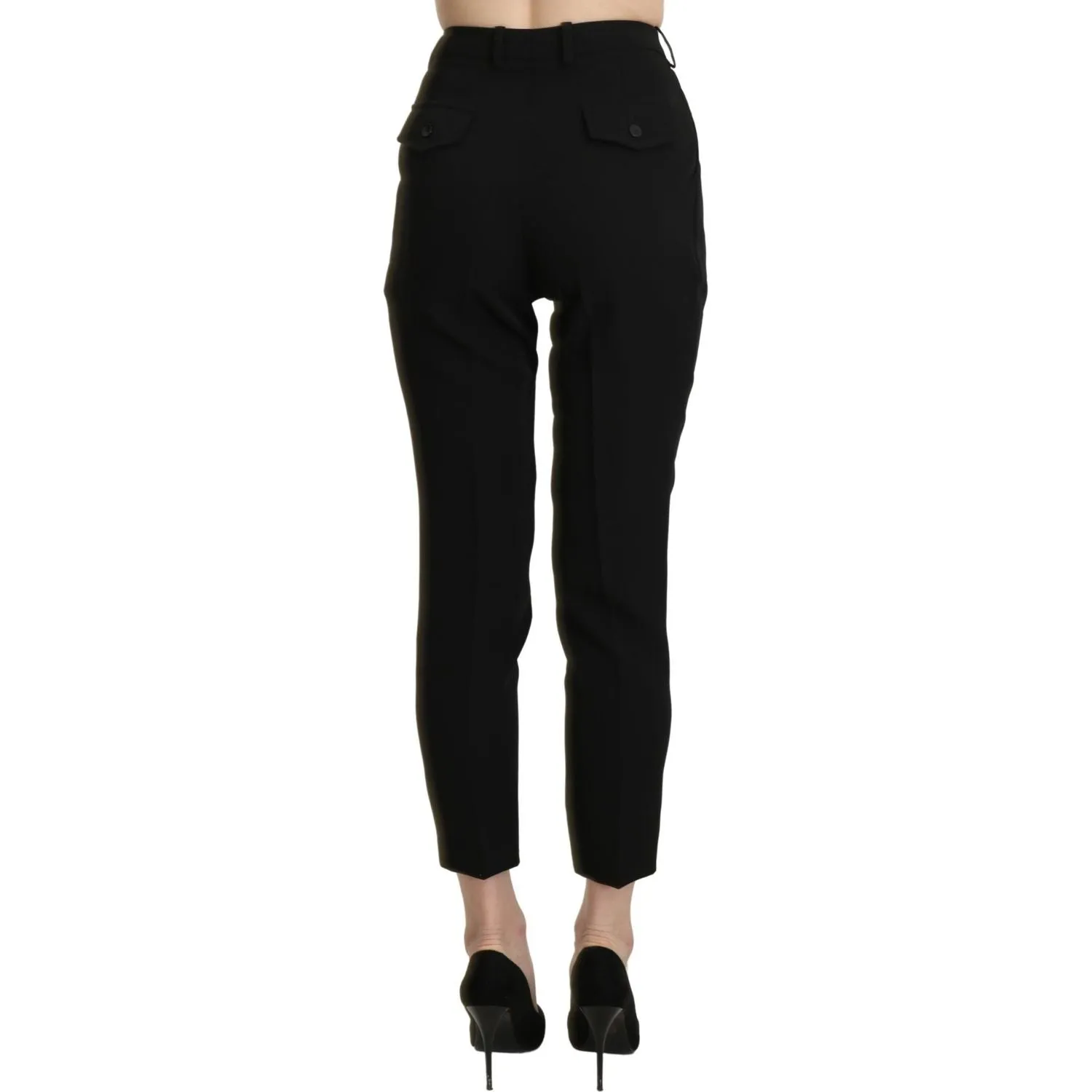 BENCIVENGA Chic High Waist Skinny Cropped Trousers