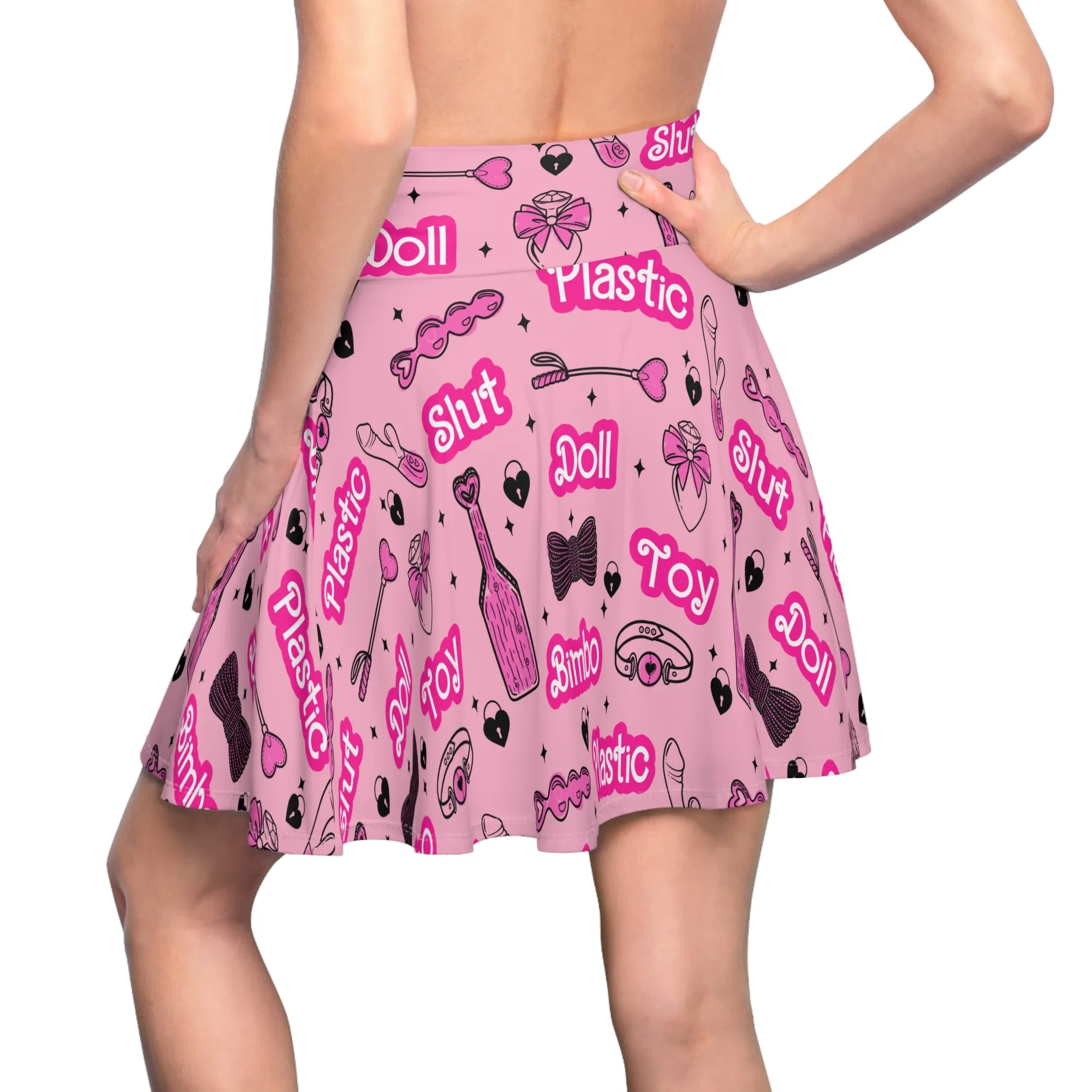 Bimbo Doll Fetish Skater Skirt