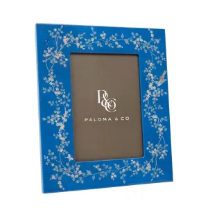 Blue and White Chinoiserie Photo Frame