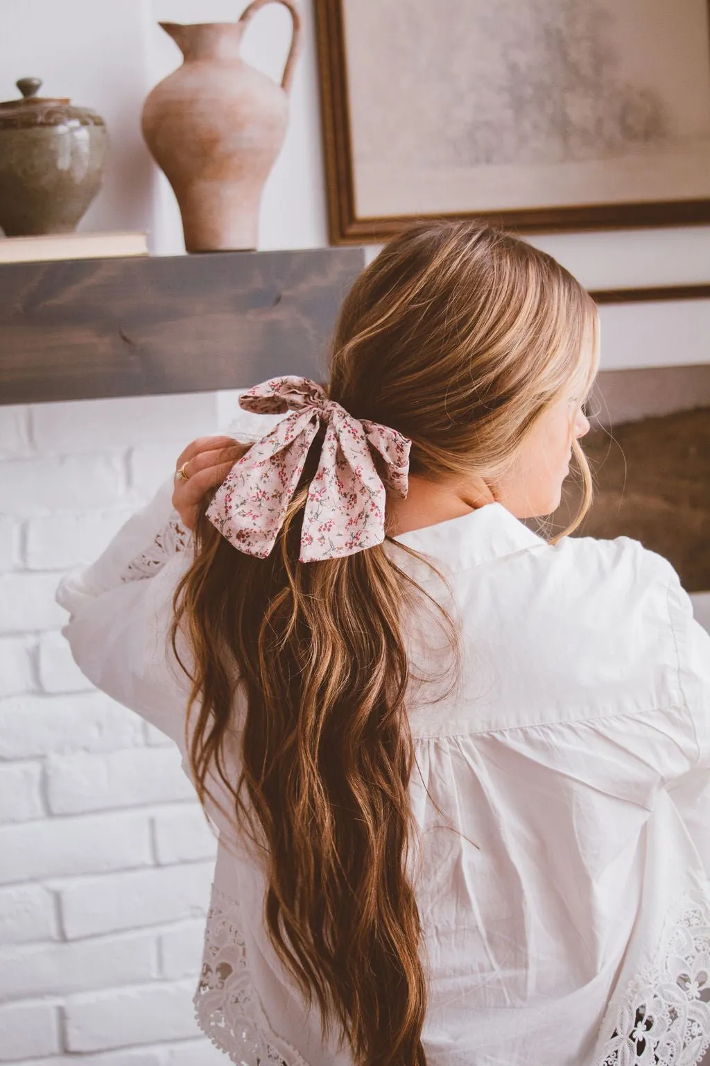 Bouquet Long Bow Scrunchie