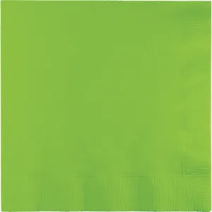 Bulk Fresh Lime Green Value Friendly Luncheon Napkins (240 per Case)