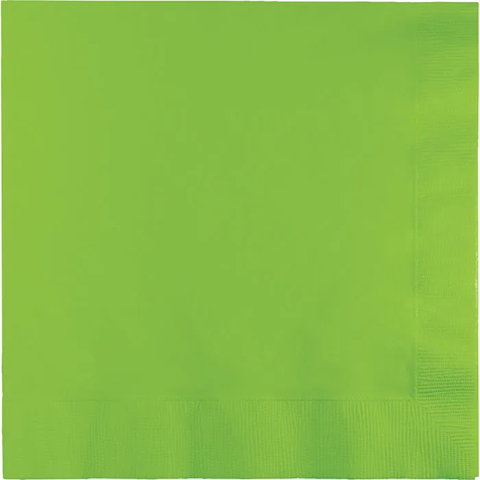 Bulk Fresh Lime Green Value Friendly Luncheon Napkins (240 per Case)