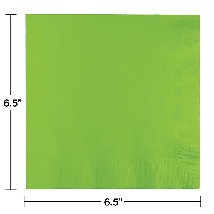 Bulk Fresh Lime Green Value Friendly Luncheon Napkins (240 per Case)