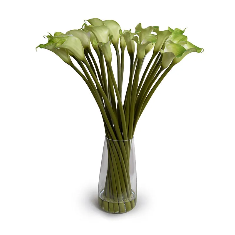 Calla Lily Stems in Glass 29"H