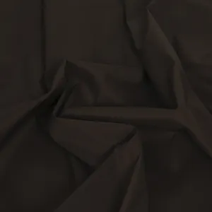 Chocolate Brown Stretch Poplin 434