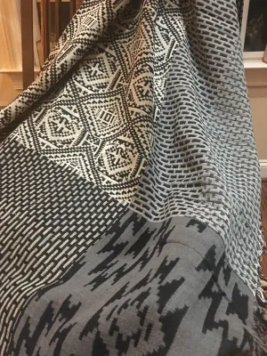 Cotton Jacquard Weave - Black and White patterns