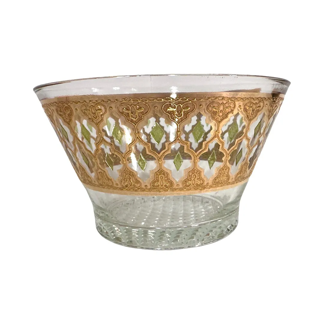 Culver Mid-Century Valencia Green &amp; 22-Karat Gold Ice Bucket