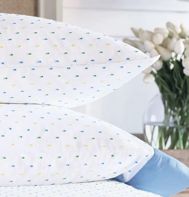 Dobby Dots Cuffed Sheet Set