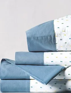 Dobby Dots Cuffed Sheet Set