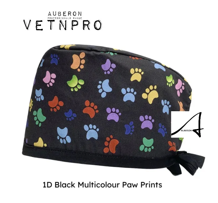 Dog Themed Hats Uniform Groomers Vet Assistants Shop Salon Headwear Scrubs Caps many gorgeous designs Cats Animals Floral Toons Breed Specific Quality Cotton