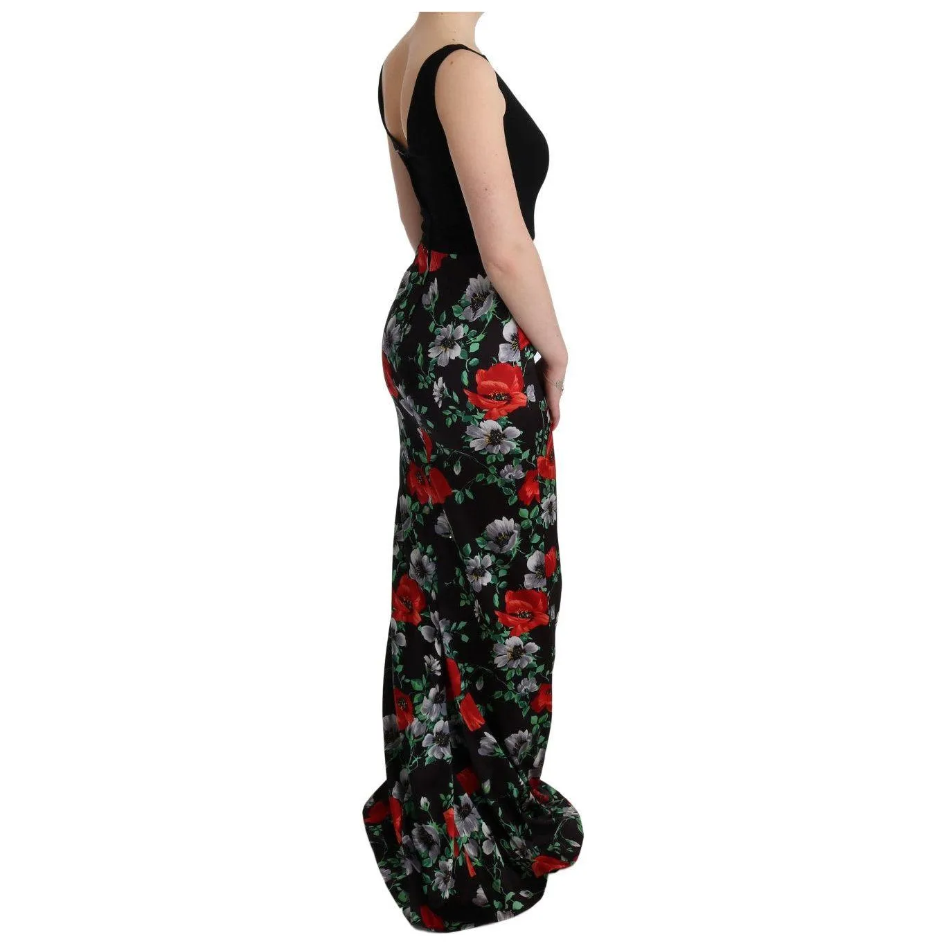 Dolce & Gabbana Elegant Floral Sheath Gown