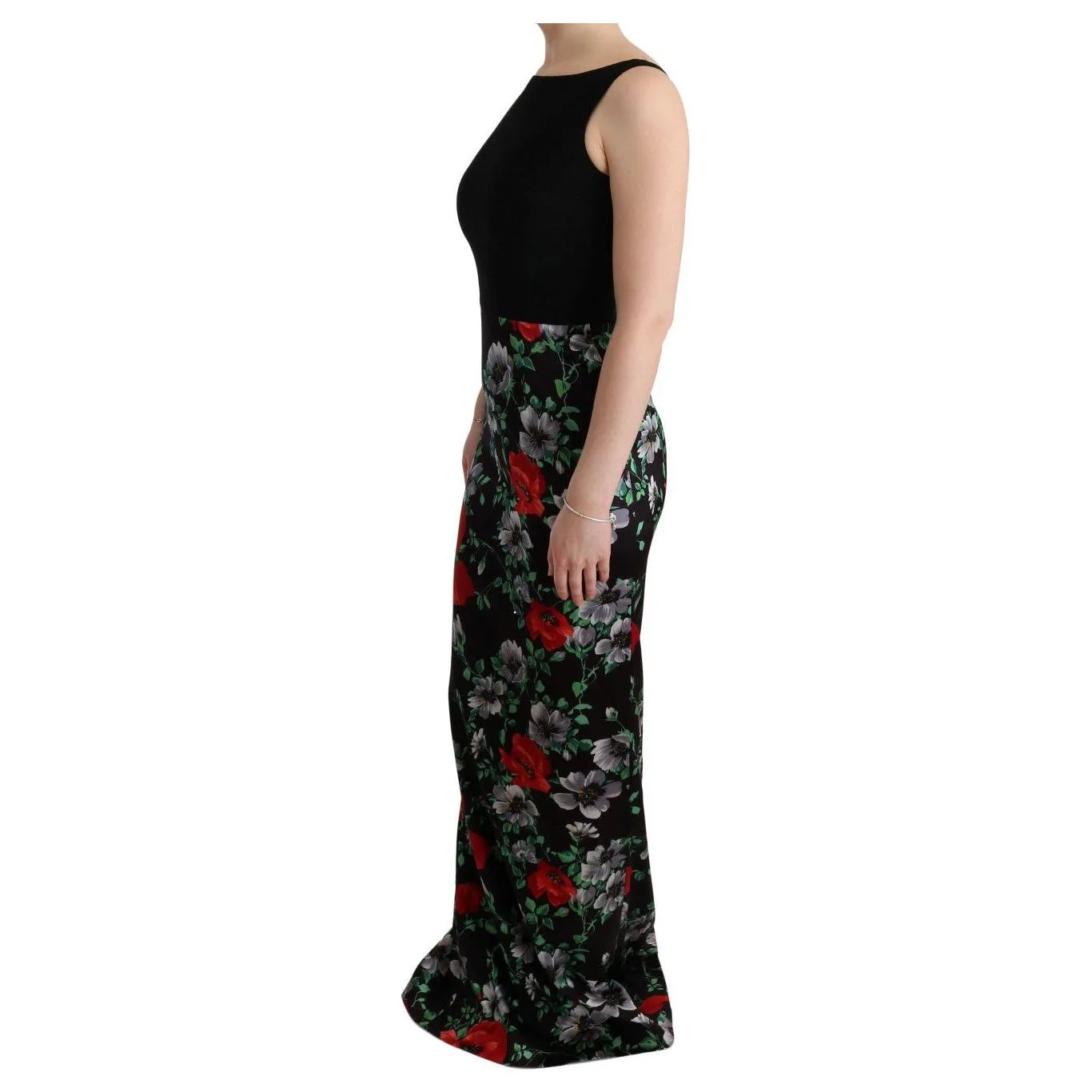 Dolce & Gabbana Elegant Floral Sheath Gown