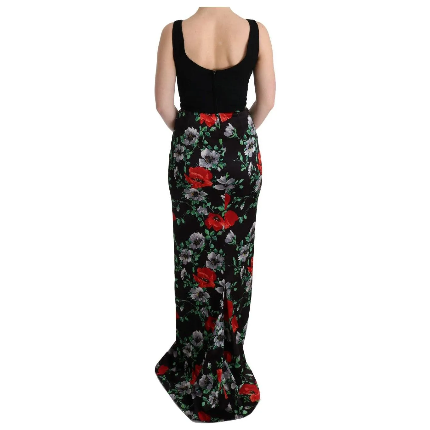 Dolce & Gabbana Elegant Floral Sheath Gown