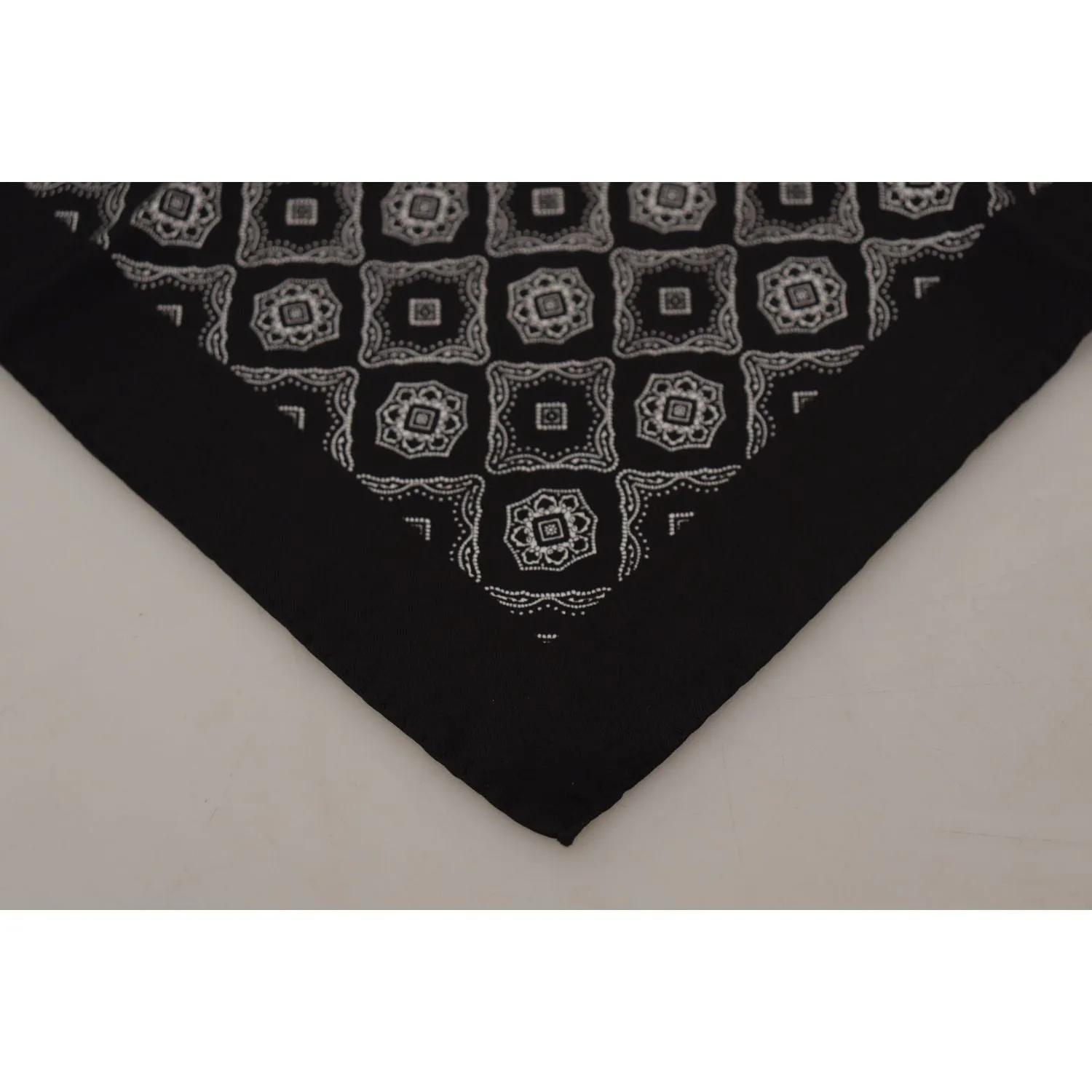 Dolce & Gabbana Elegant Geometric Silk Square Scarf