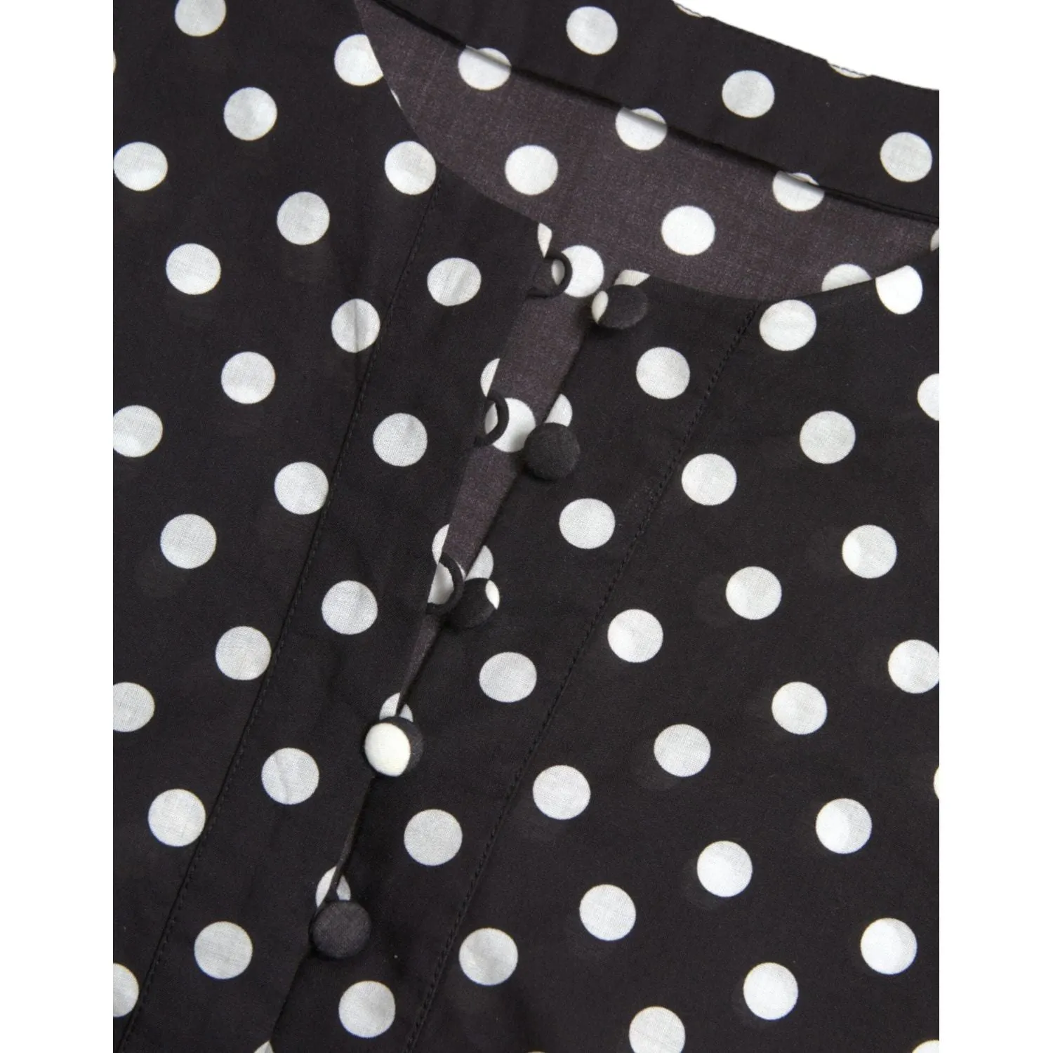 Dolce & Gabbana Elegant Polka Dot Shift Mini Dress