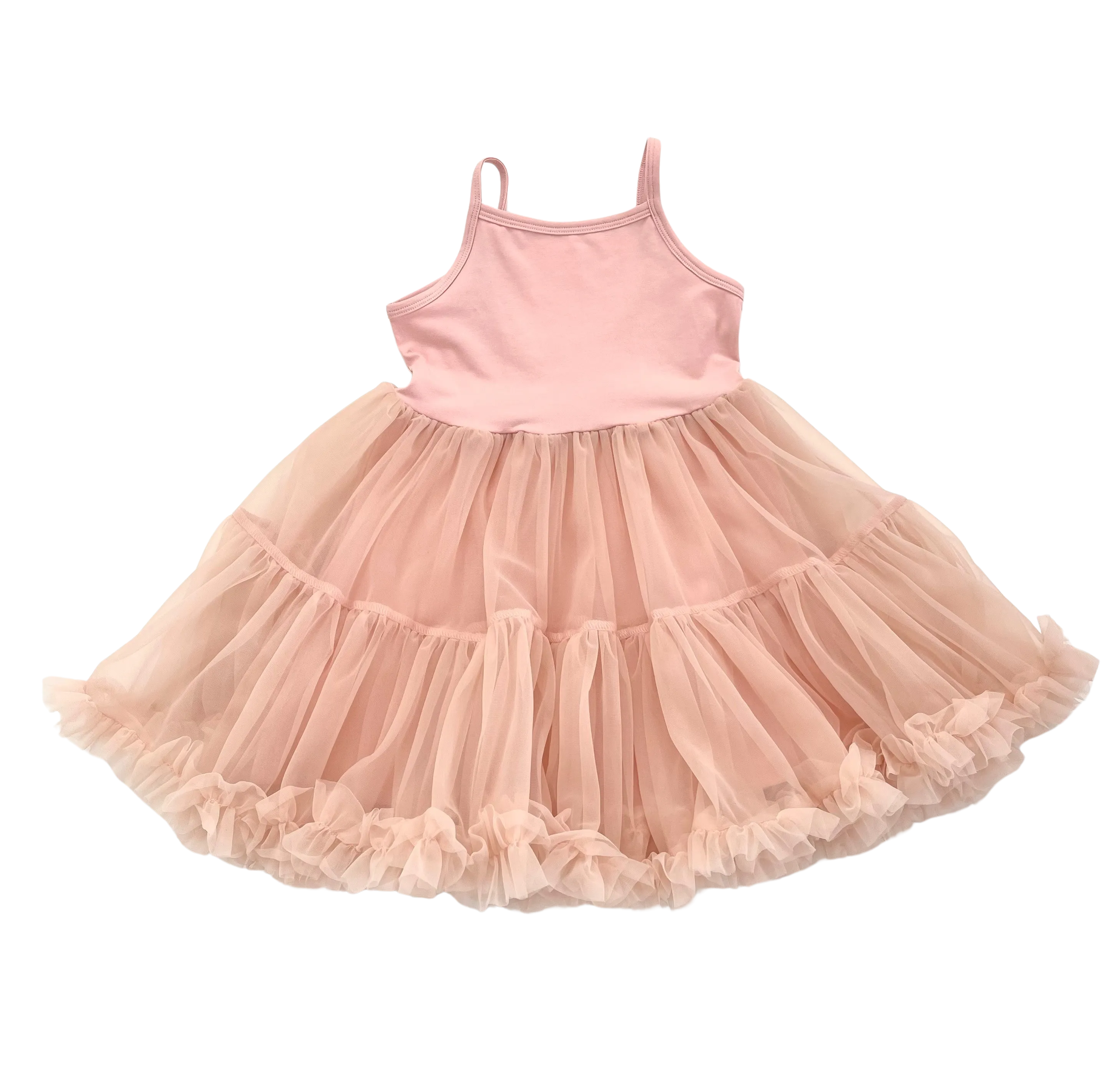 DOLLY PETTI SPAGHETTI PETTISKIRT TUTU DRESS ballet pink