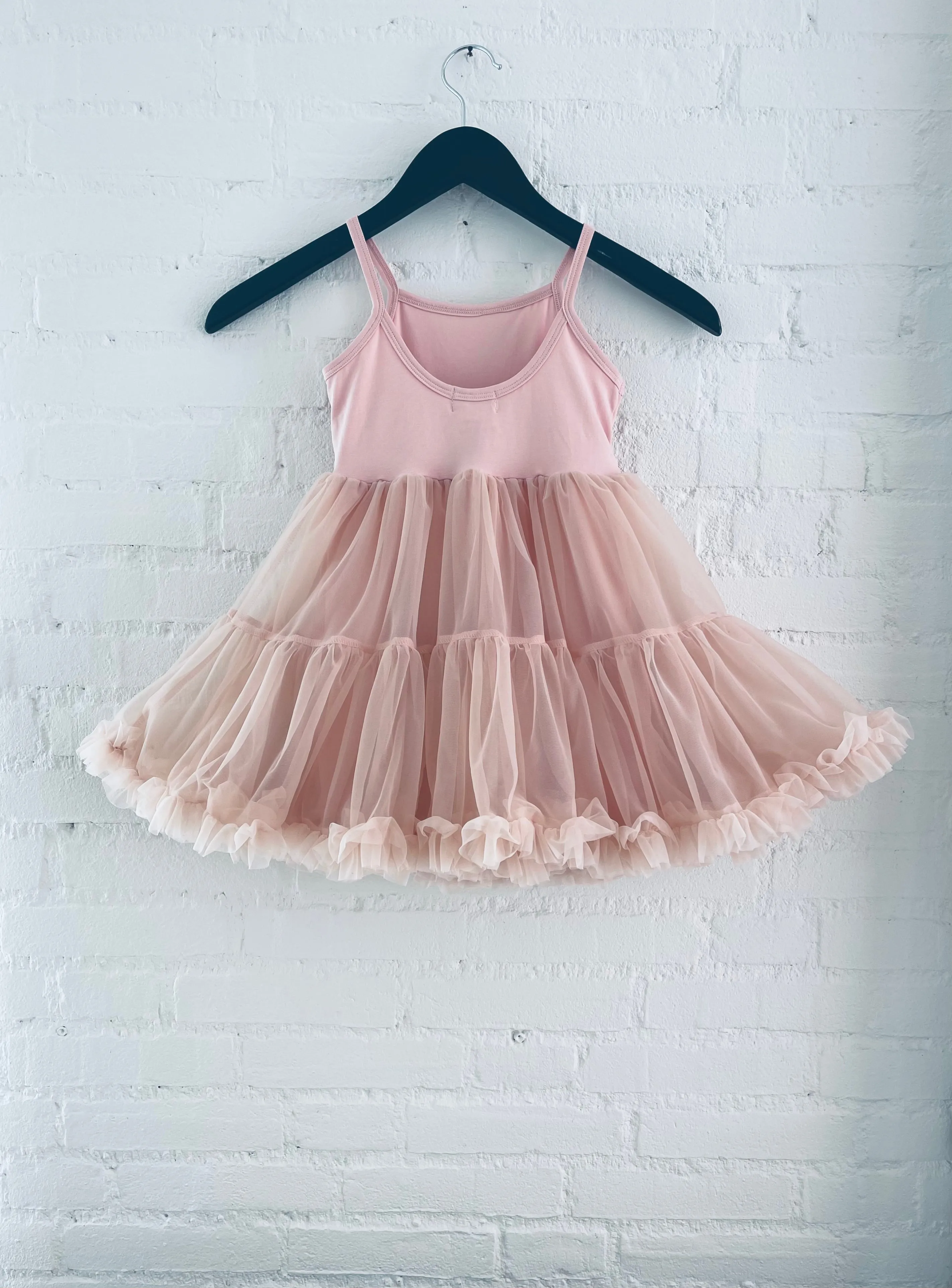 DOLLY PETTI SPAGHETTI PETTISKIRT TUTU DRESS ballet pink