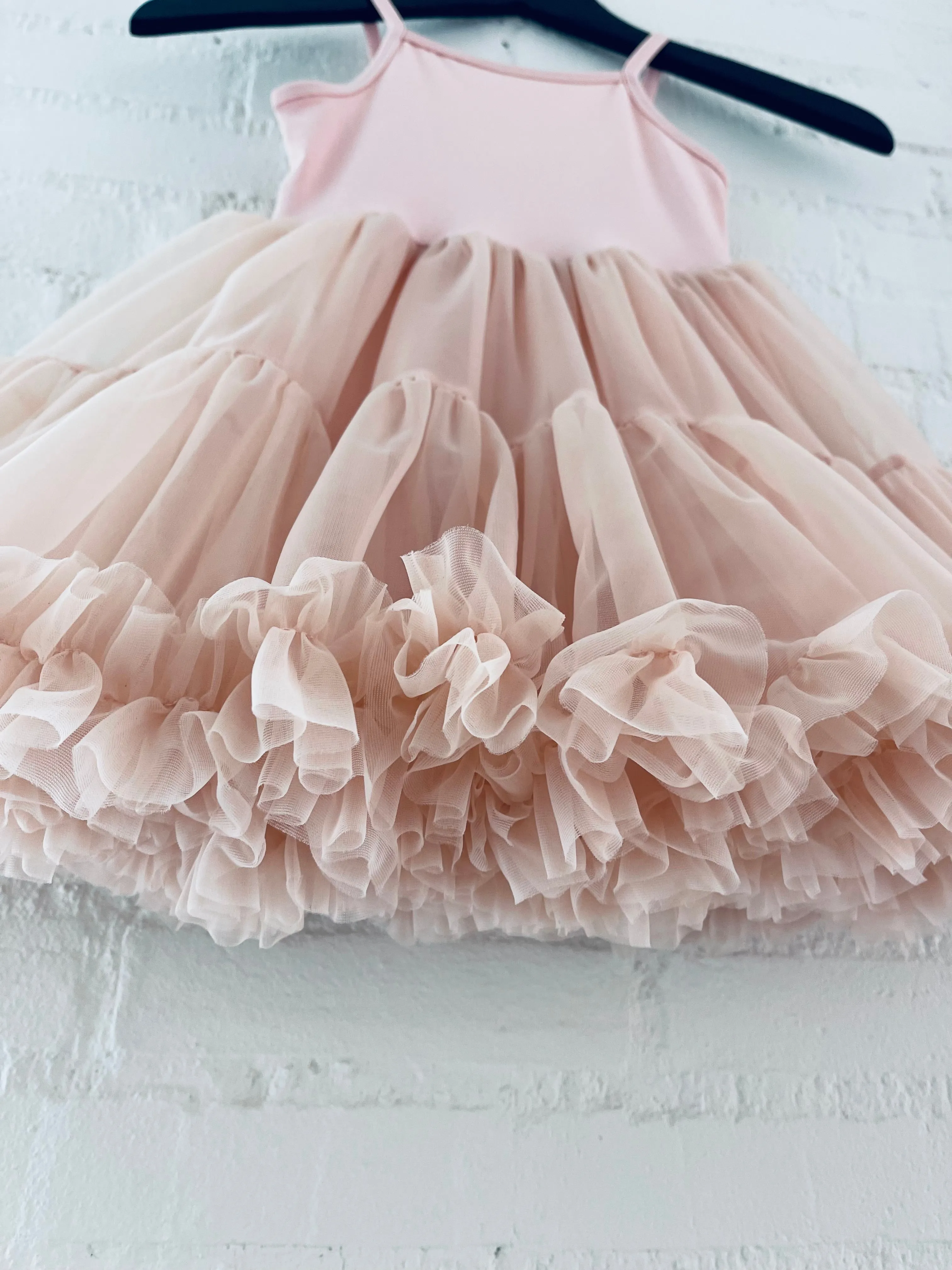 DOLLY PETTI SPAGHETTI PETTISKIRT TUTU DRESS ballet pink