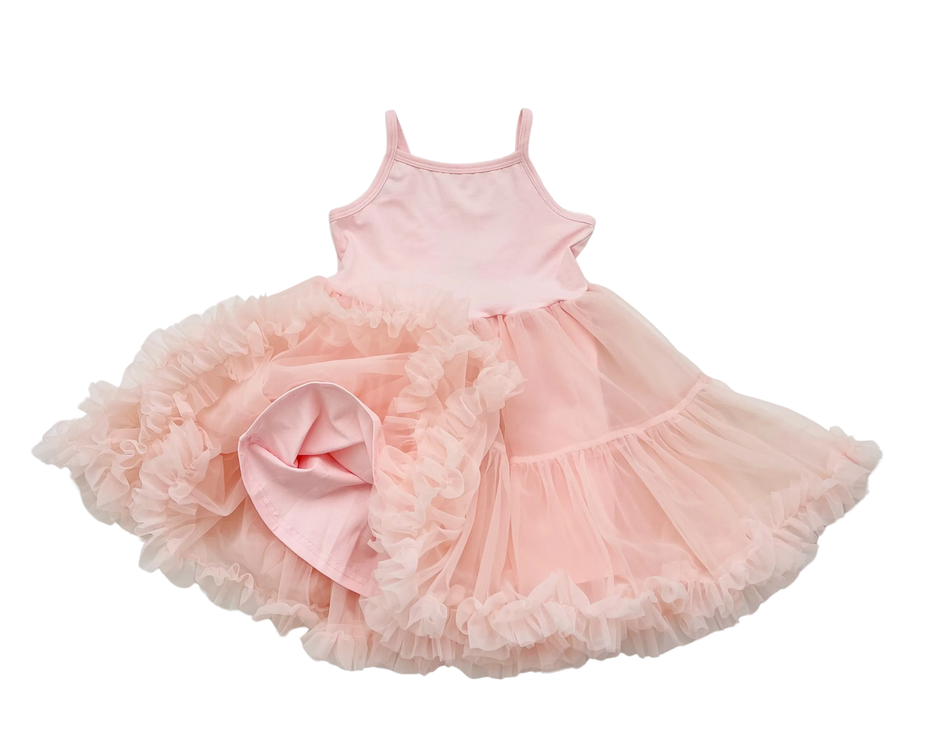 DOLLY PETTI SPAGHETTI PETTISKIRT TUTU DRESS dollypink