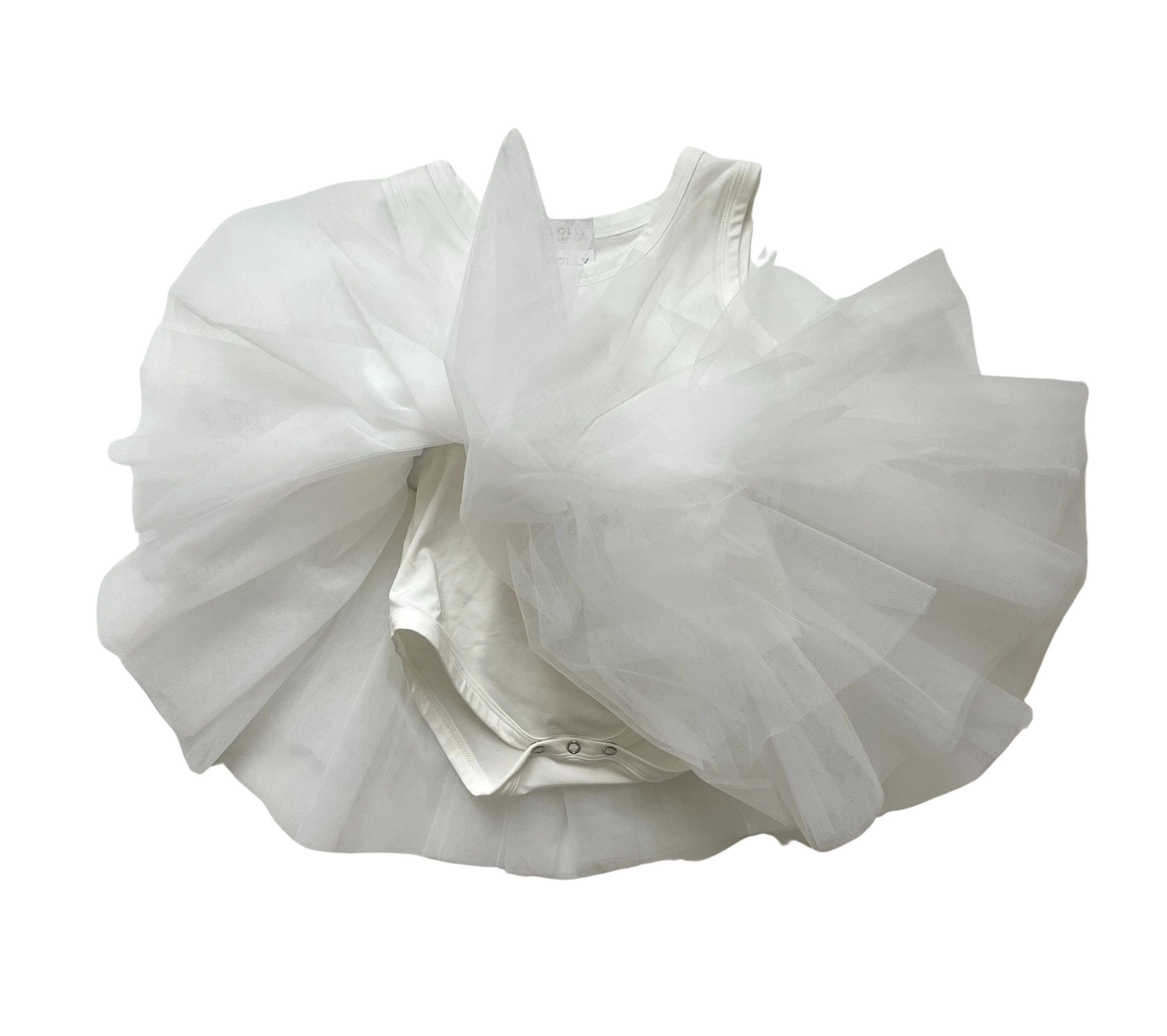 DOLLY TIMELESS COTTON TUTU DRESS white