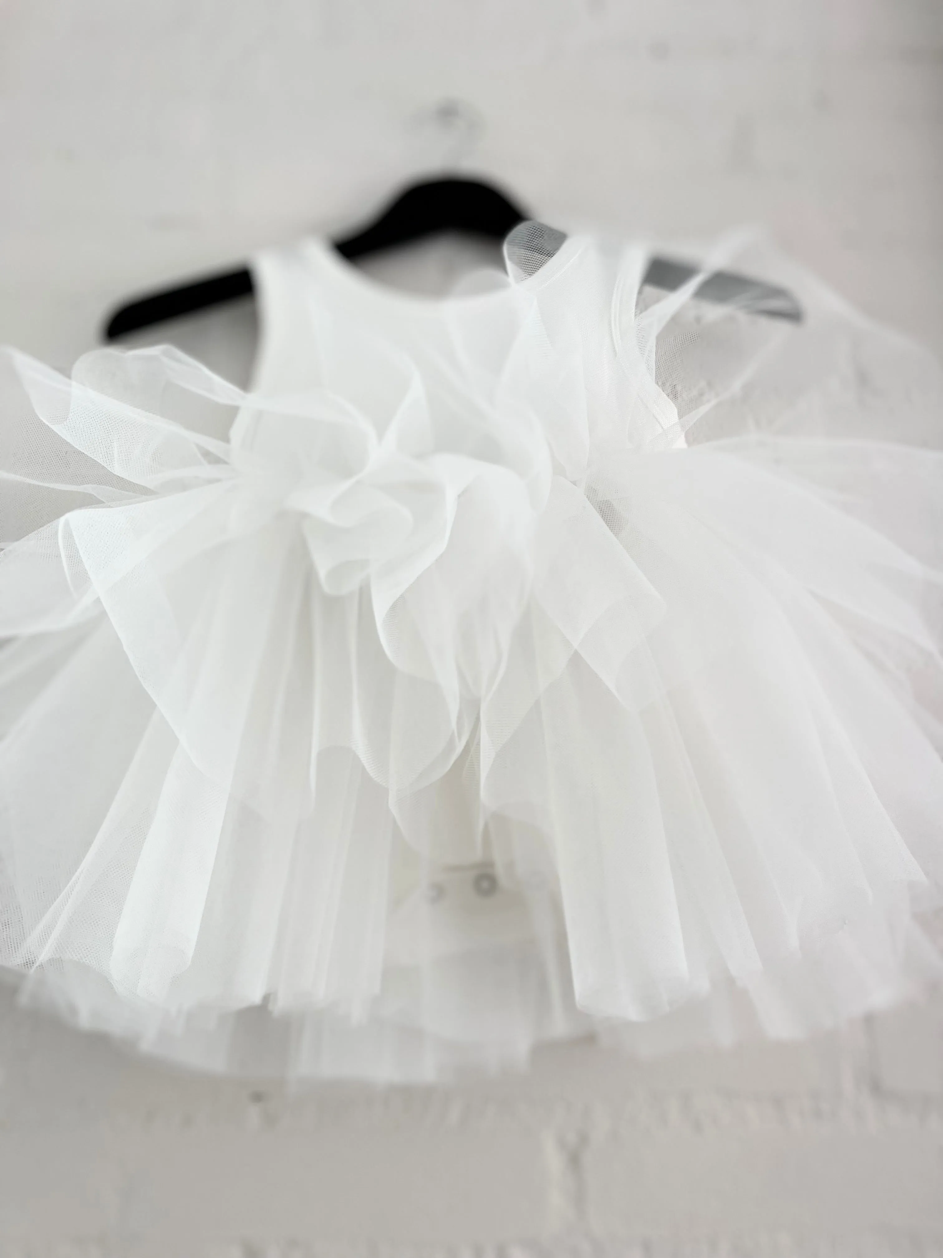 DOLLY TIMELESS COTTON TUTU DRESS white