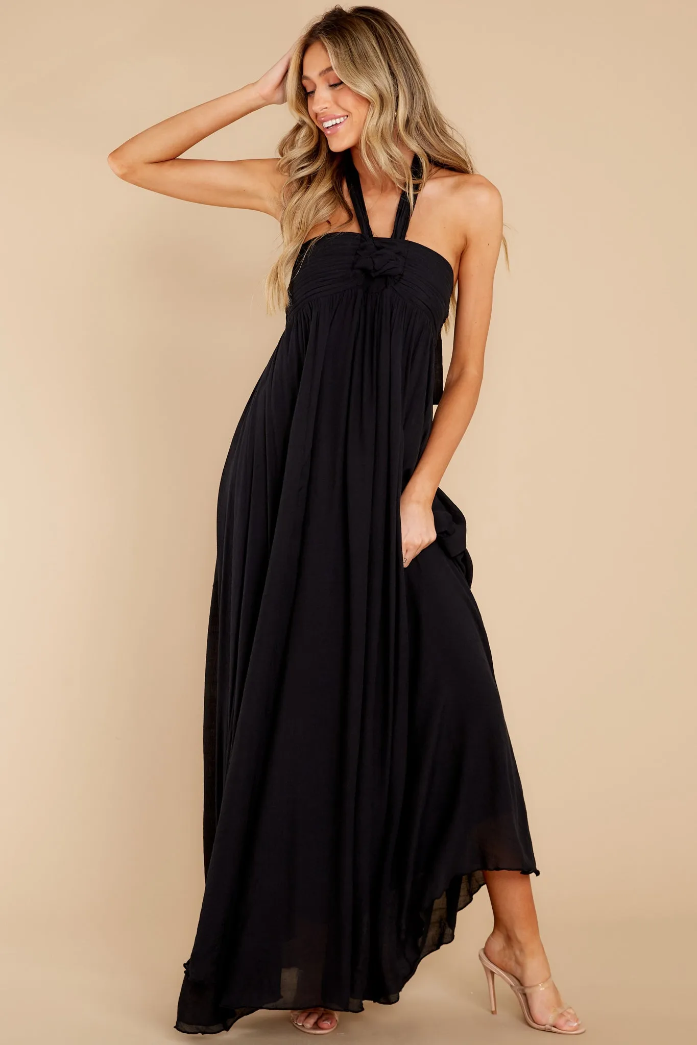 Dream Of You Black Maxi Dress