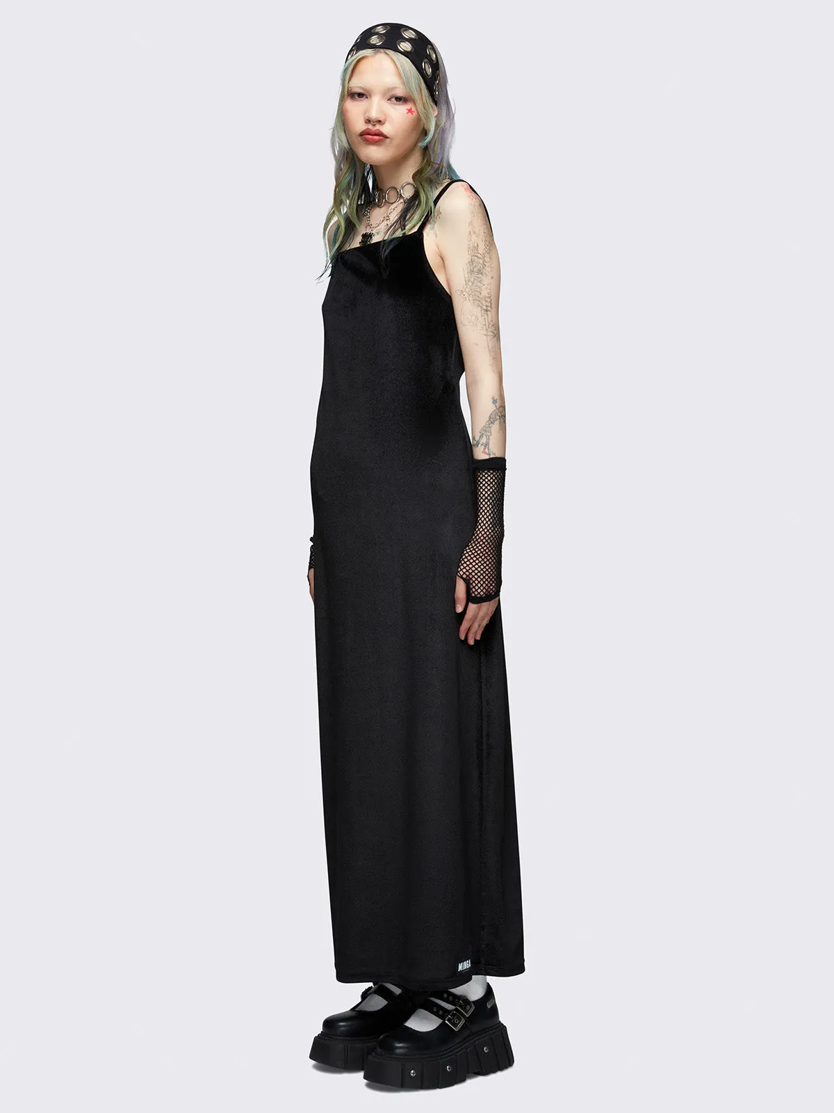 Elenora Velvet Maxi Dress