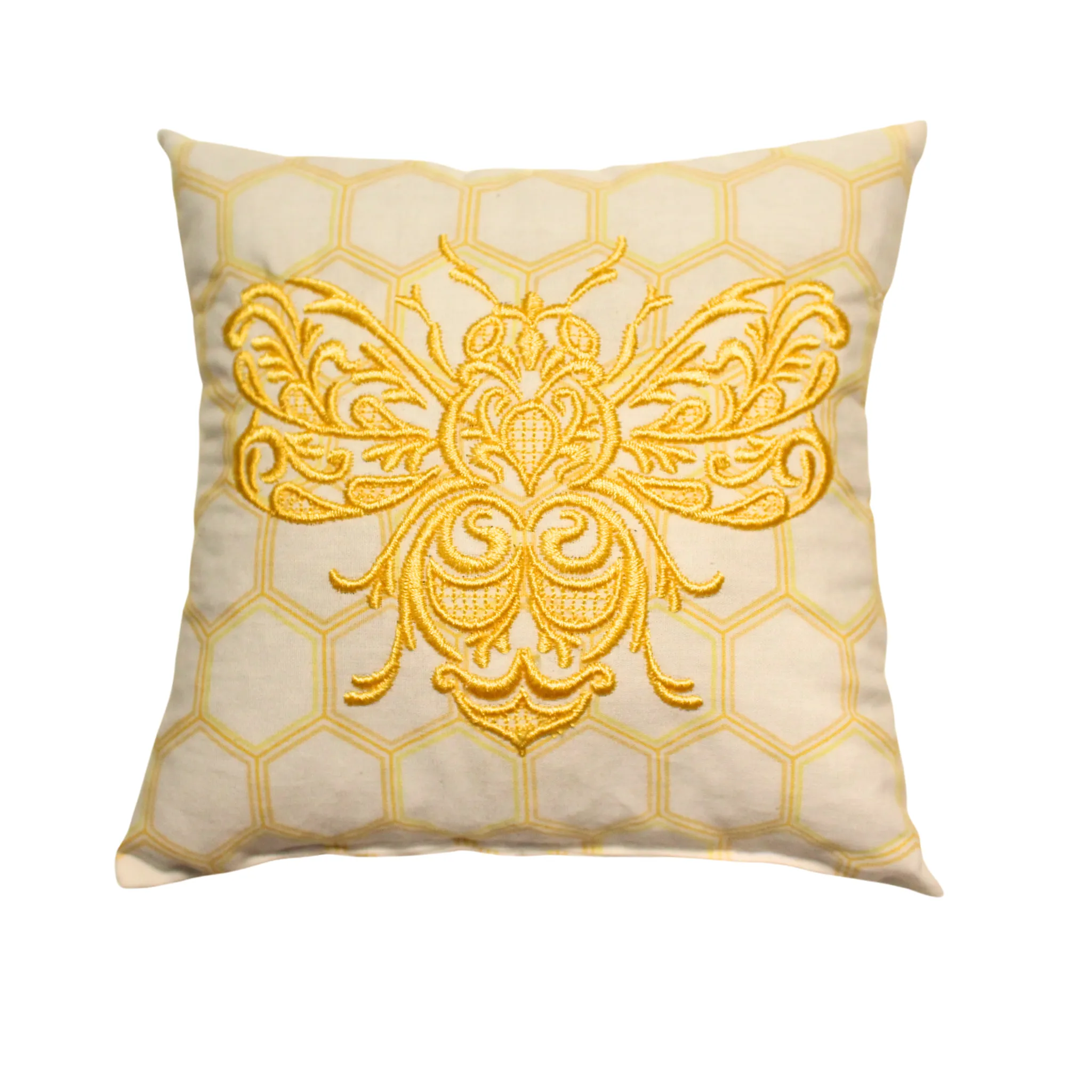 Embroidered Bee Laveder Sachet