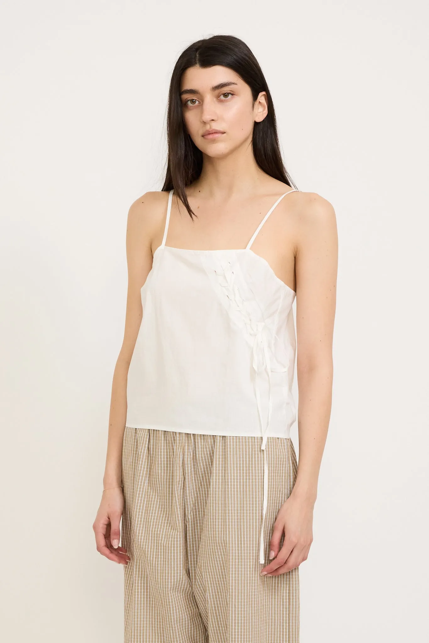 Eyelet Top White