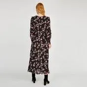 Fit-n-Flare Ruffle Floral Dress