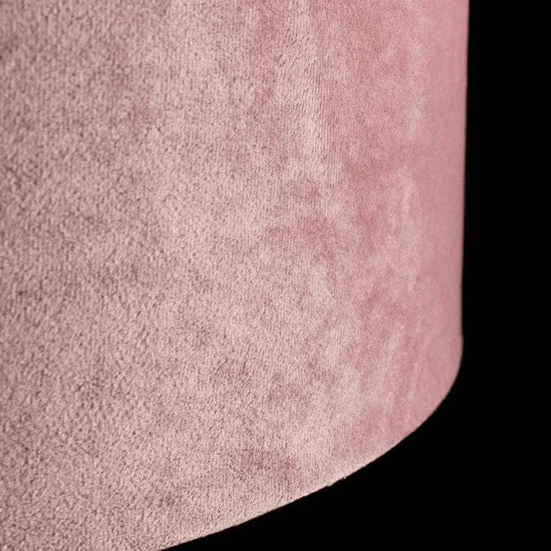 Forli Pink Velvet Light Shade - 38cm