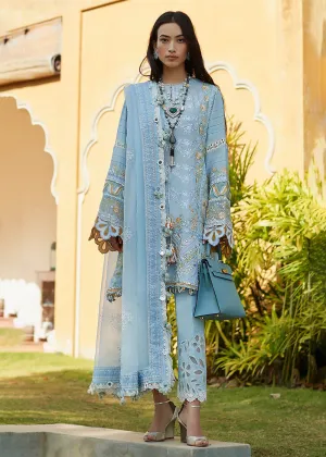 Ice Blue Lawn Suit - Elan - Luxury Lawn '23 - IRA-EL23-01A