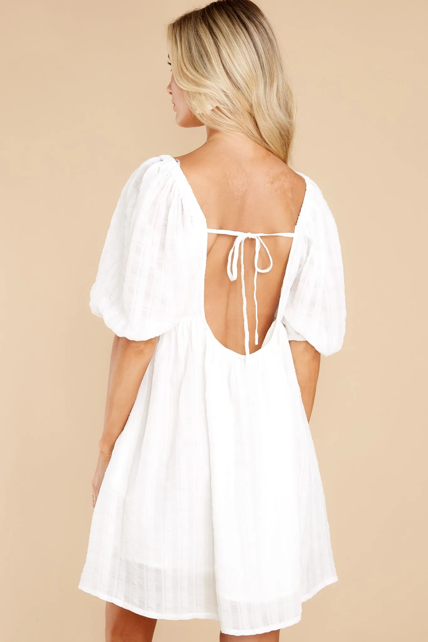 Inglis White Mini Dress