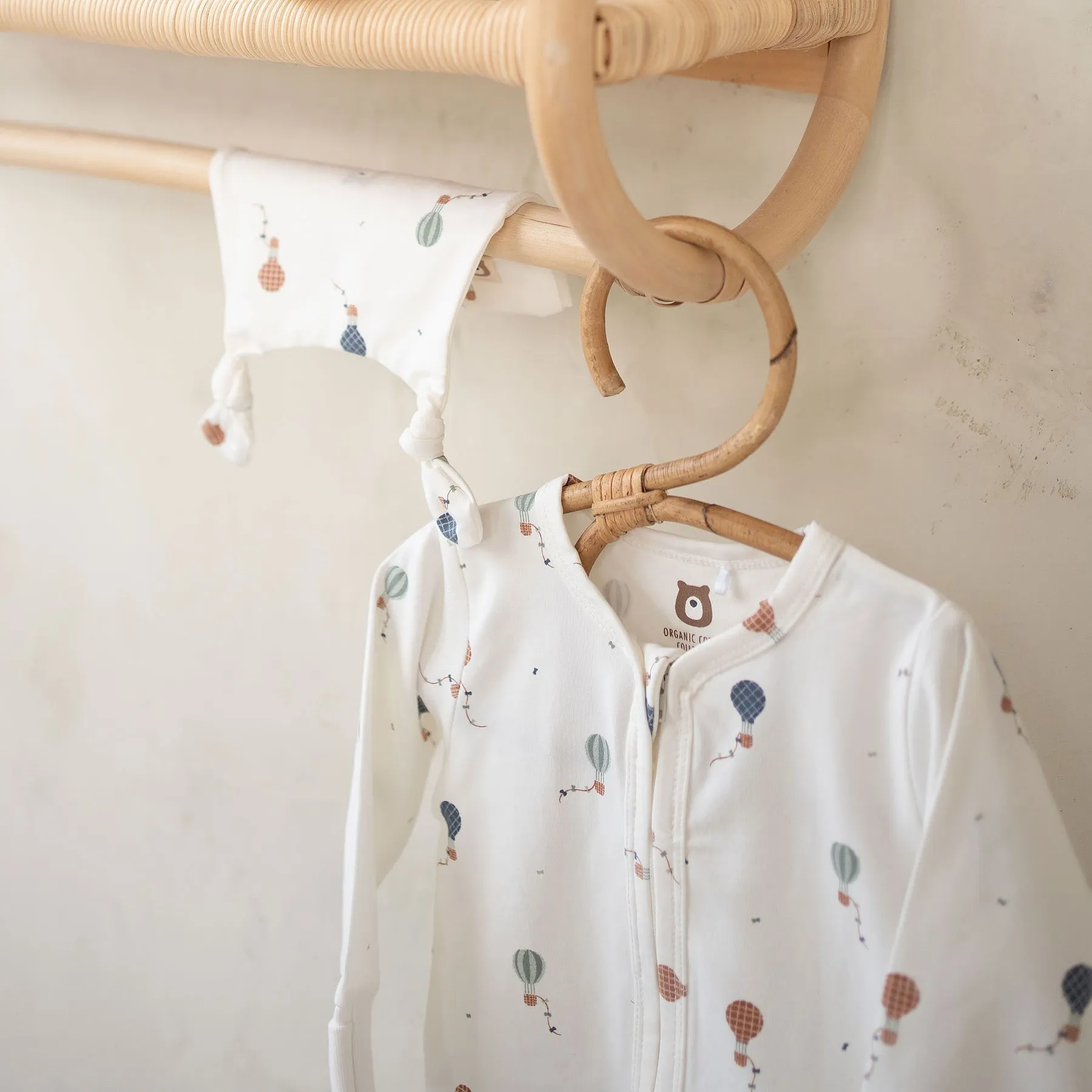 JBØRN Organic Cotton Baby Sleepsuit