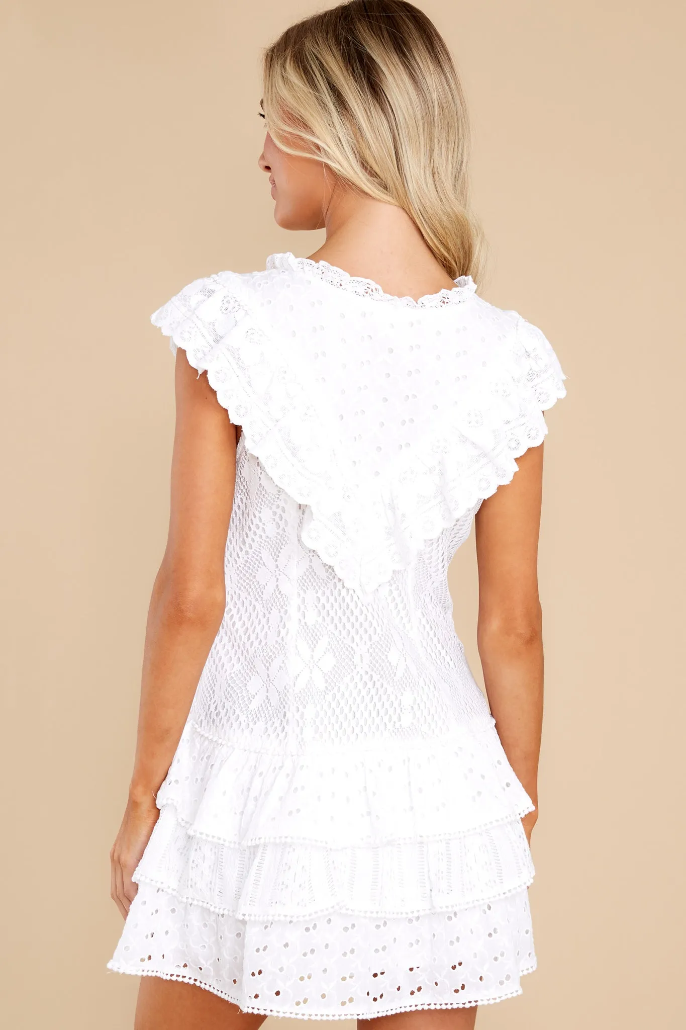 Lunetta True White Mini Dress