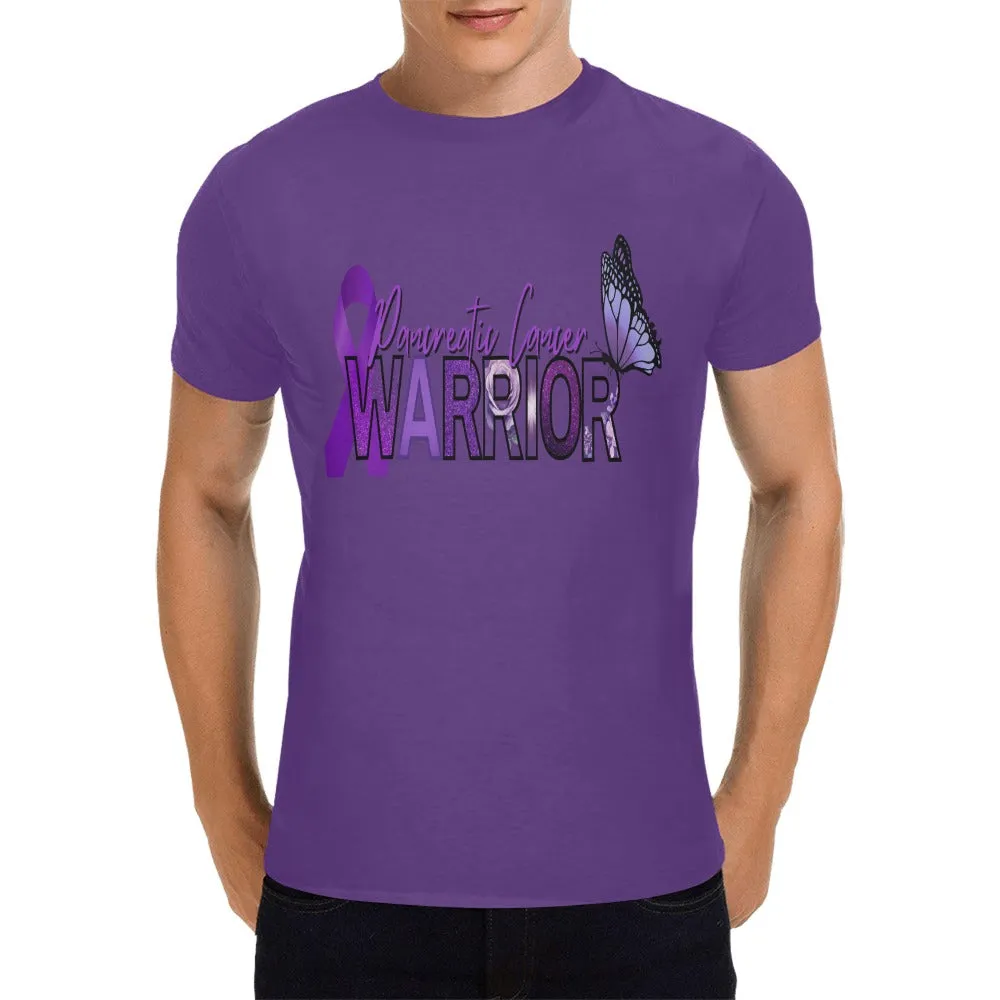 Men's Pancreatic Cancer Warrior T-shirt