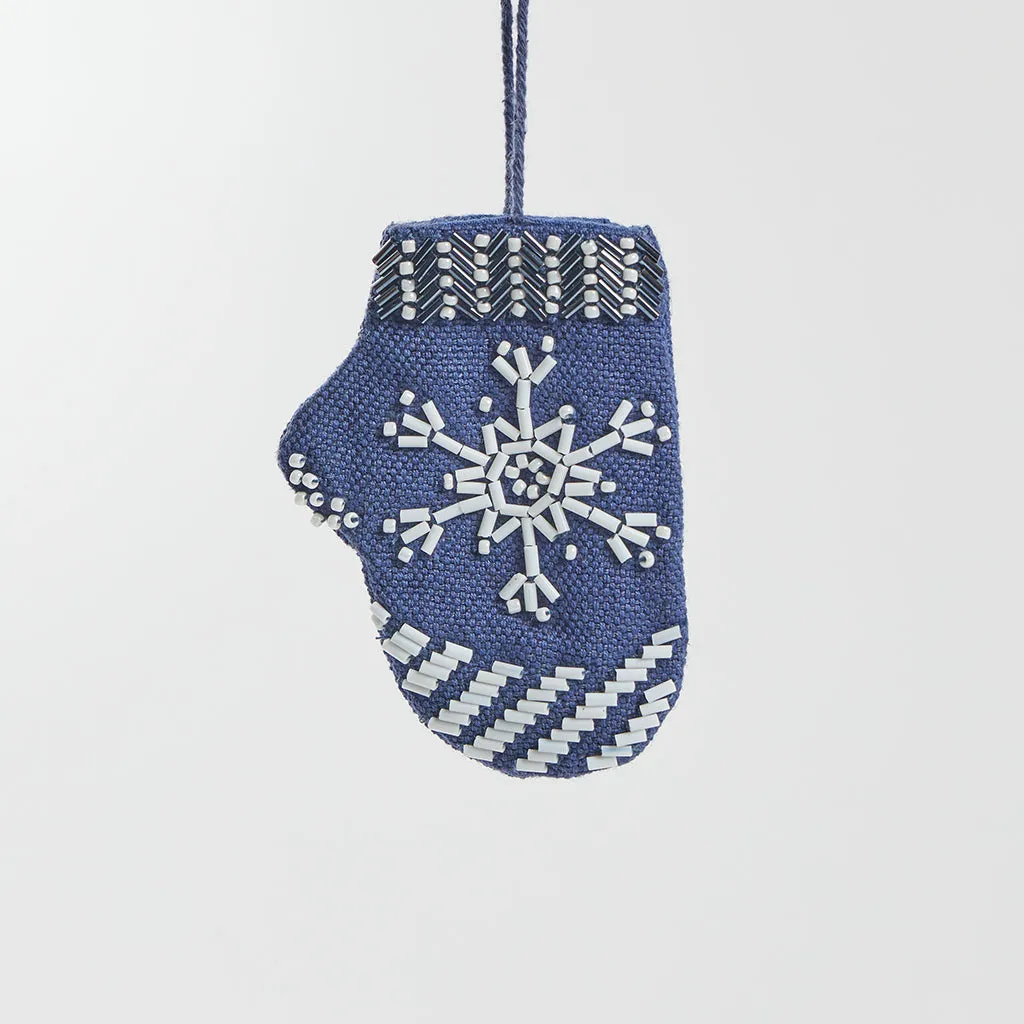 Mini Mitten Snowflake Ornament