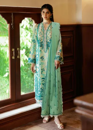 Multi Green Luxury Lawn Suit | Zaha | Festive Lawn '23 | SENA - ZF23-09