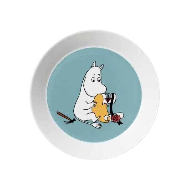 Plate - Moomintroll - Turquoise (2013-2019)