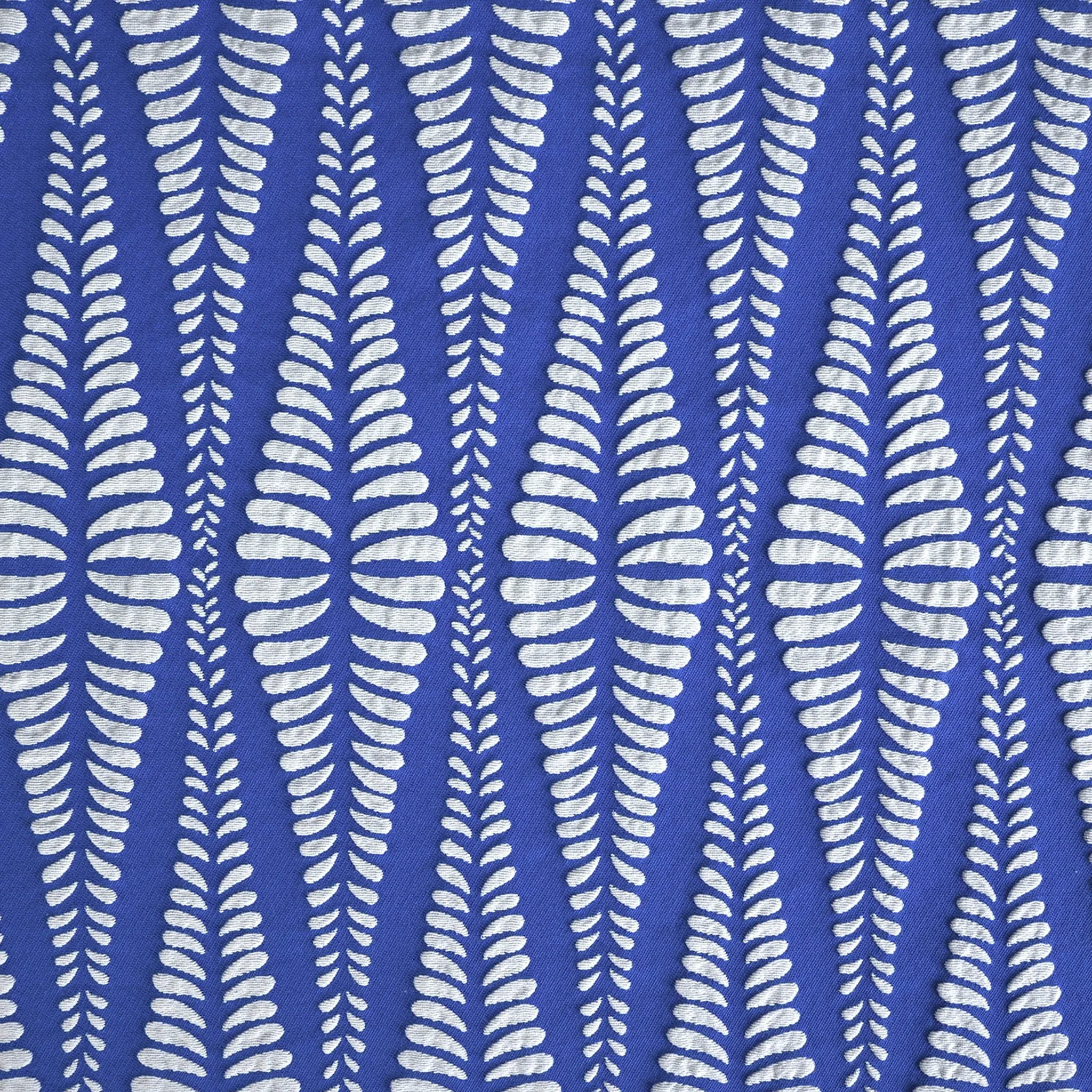 Royal Blue Jacquard Fabric 95326