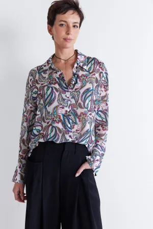 Shift Your Gaze Button Down Blouse