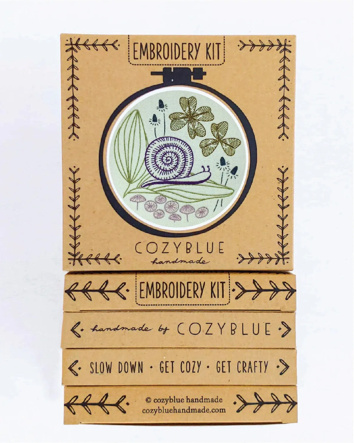 Slow   Steady Embroidery Kit