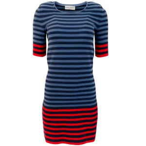 Sonia Rykiel Red / Blue Striped Dress