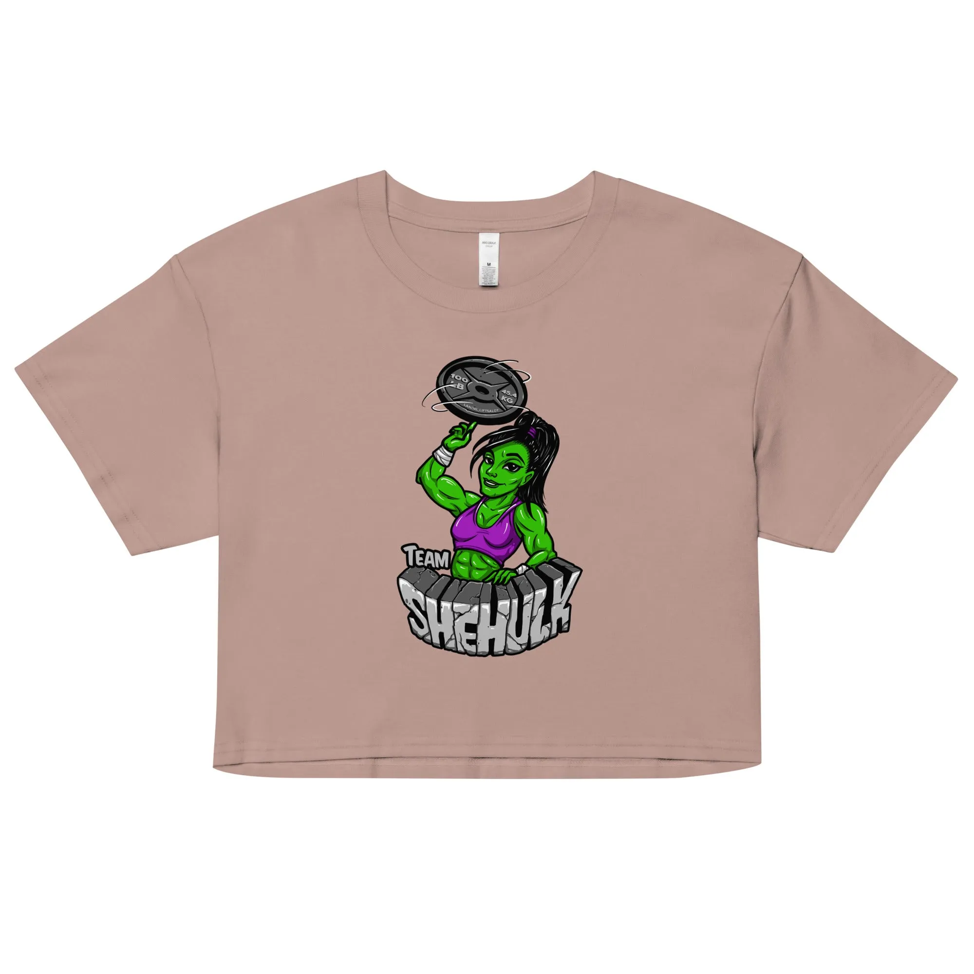 TEAM SHEHULK Women’s crop top