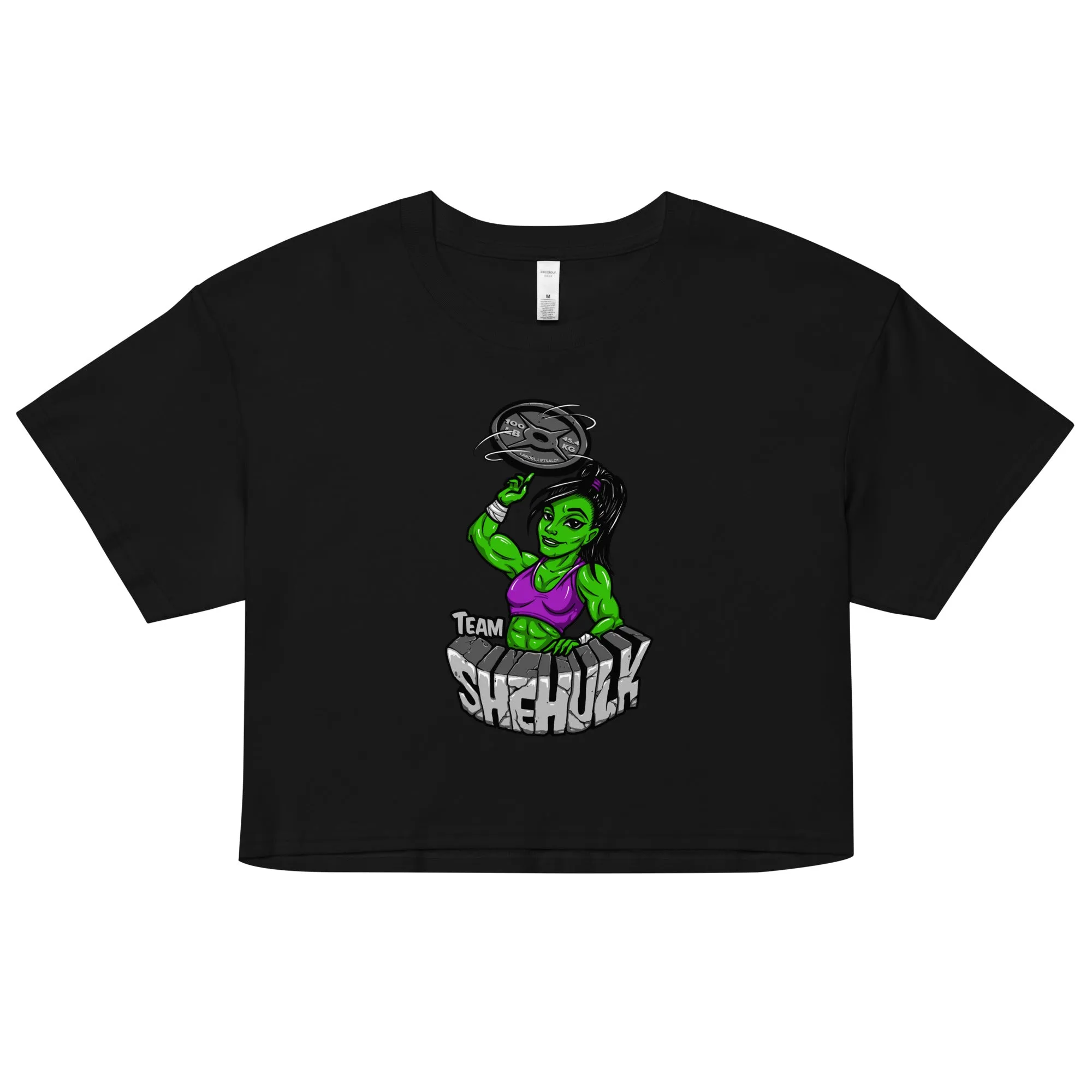 TEAM SHEHULK Women’s crop top